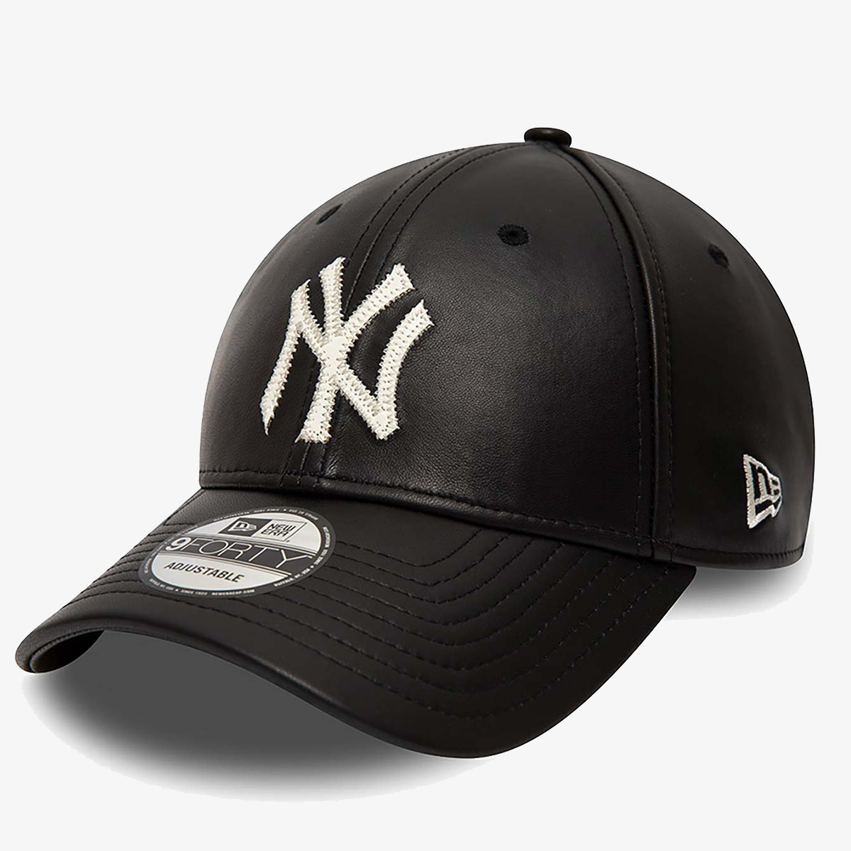 NEW ERA Шапка с козирка MLB LEATHER 9FORTY NEYYAN BLKOFW | Buzz ...