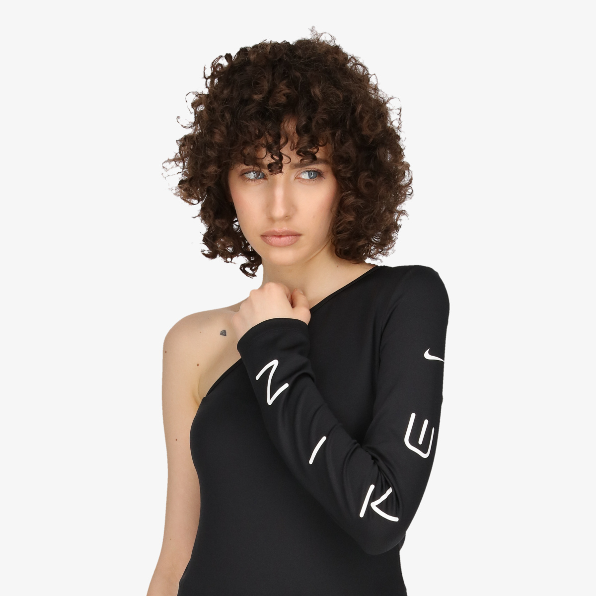 NIKE Блуза с дълъг ръкав Sportswear Asymmetrical Long-Sleeve 