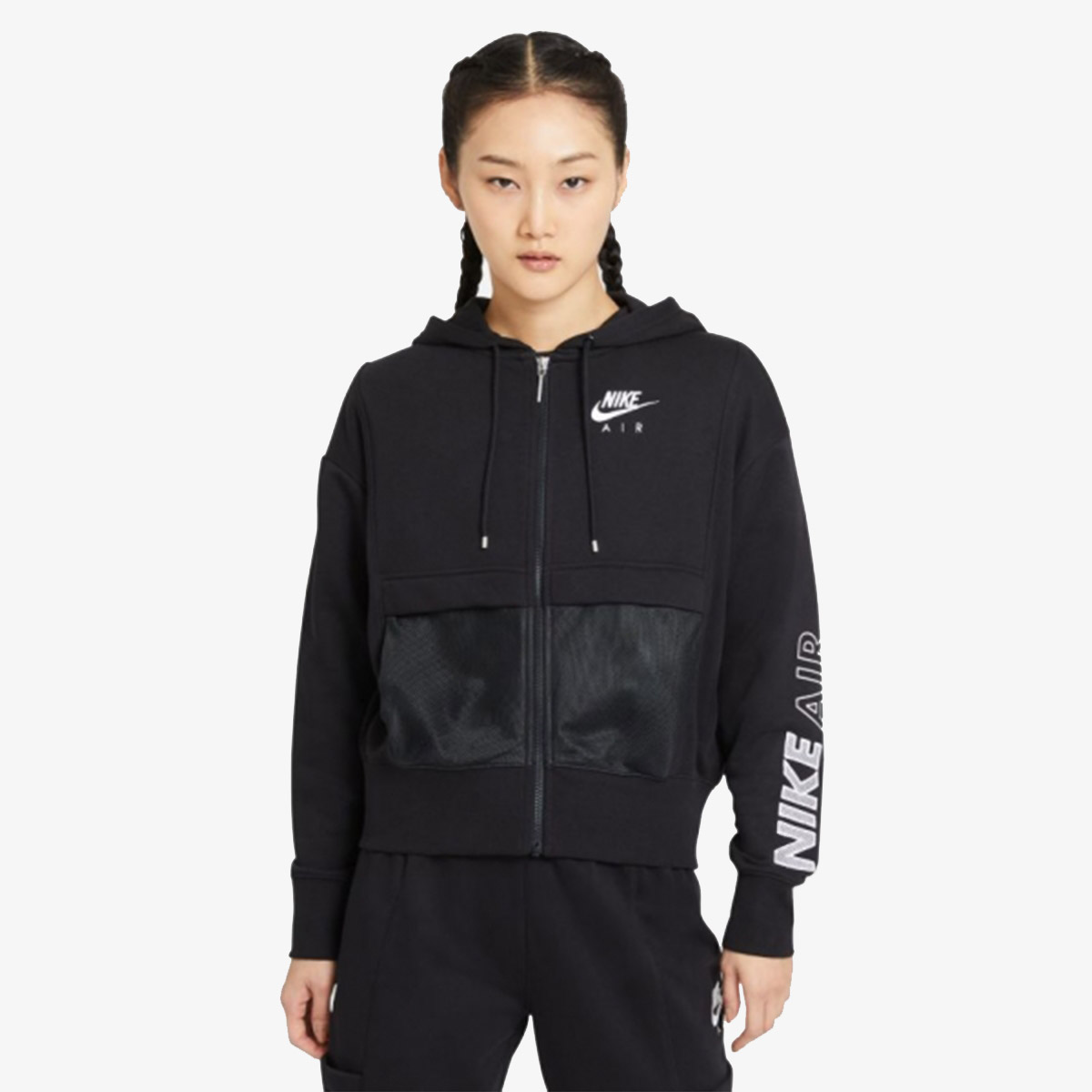 NIKE Суитшърт W NSW AIR FZ TOP FLC 