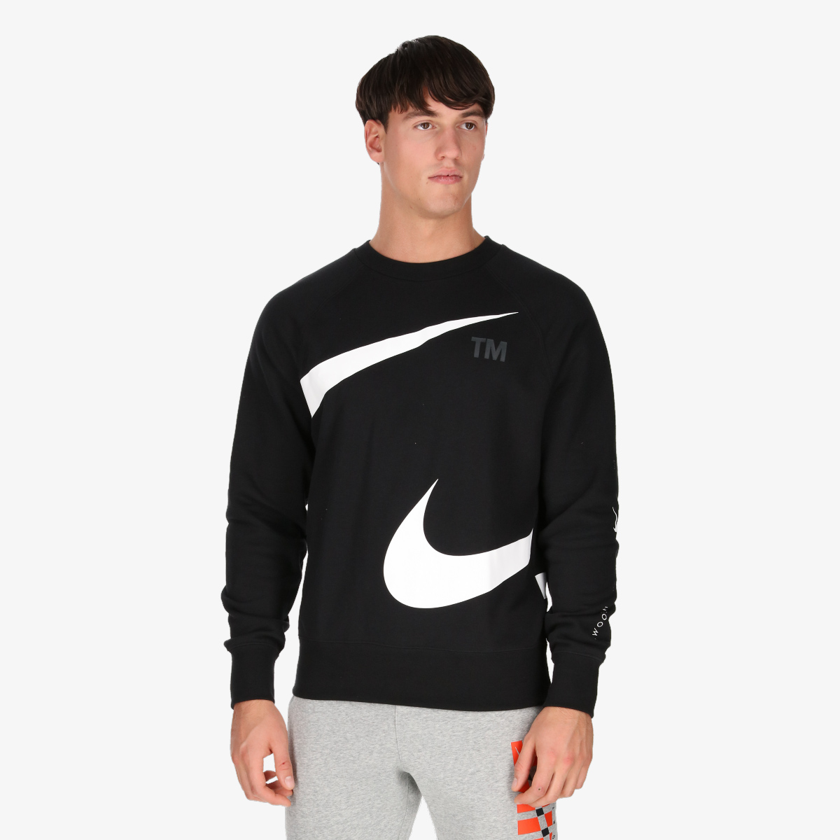 NIKE Блуза с дълъг ръкав Sportswear Swoosh 