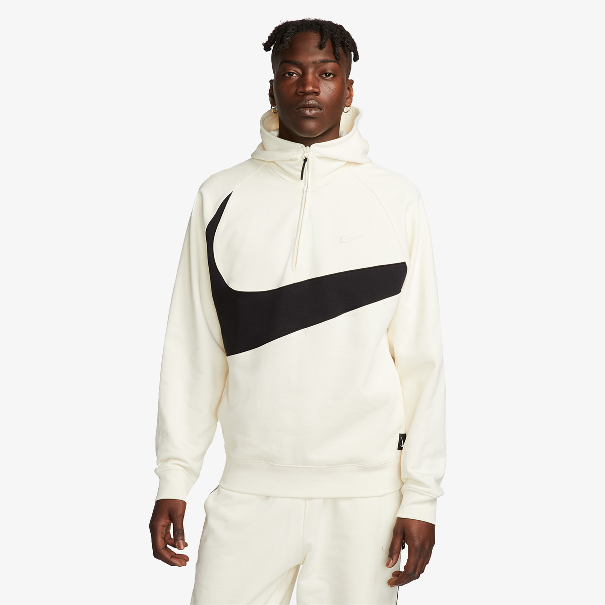 NIKE Суитшърт M NK SWOOSH FLC HZ HOODIE 