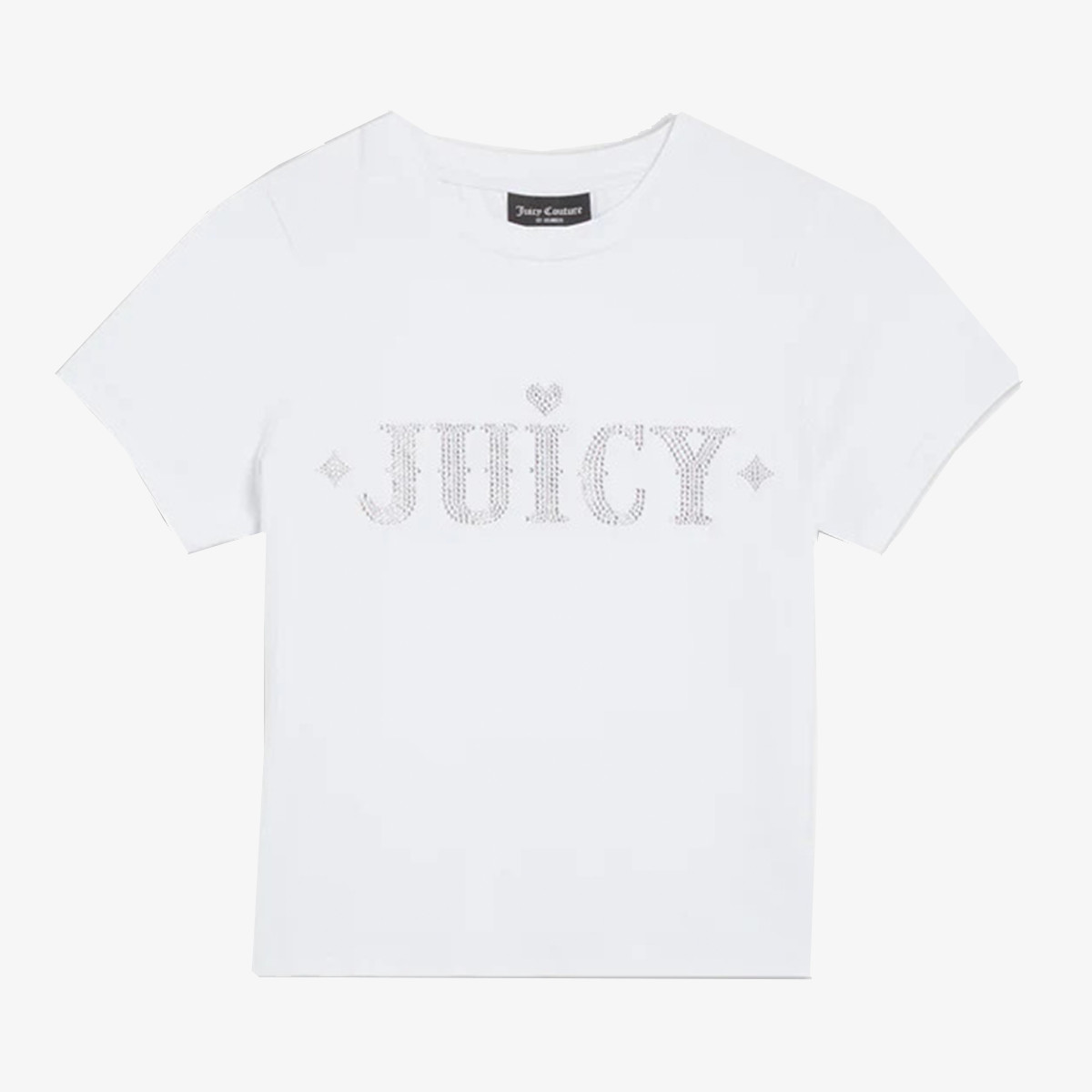 JUICY COUTURE Тенискa FITTED T-SHIRT WITH RODEO JUICY DIAMANTE 