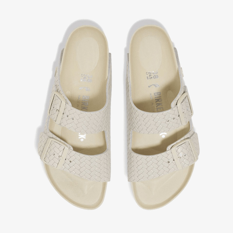 BIRKENSTOCK Чехли Arizona LENA Woven Emboss Ecru HEX 