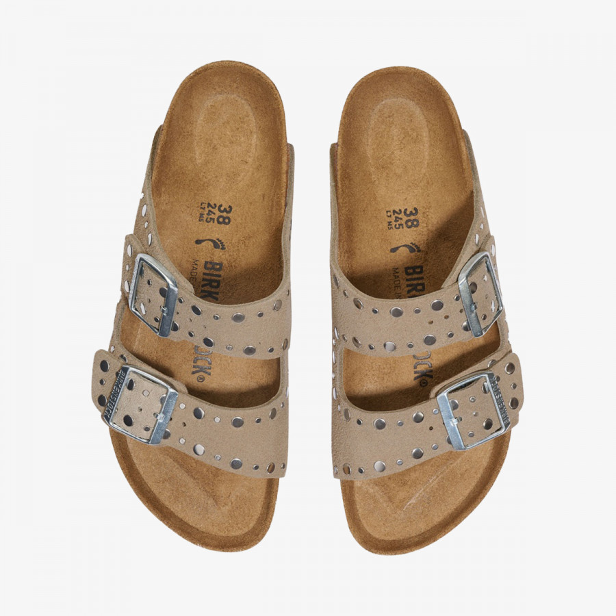 BIRKENSTOCK Чехли Arizona Rivet LEVE Taupe 