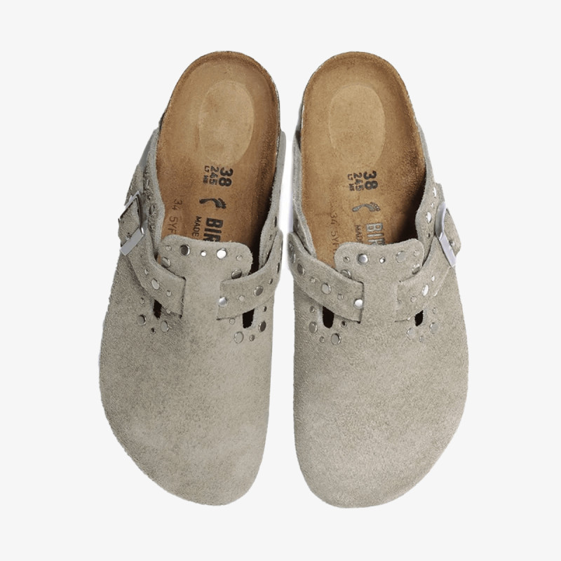 BIRKENSTOCK Чехли Boston Rivet LEVE Taupe 