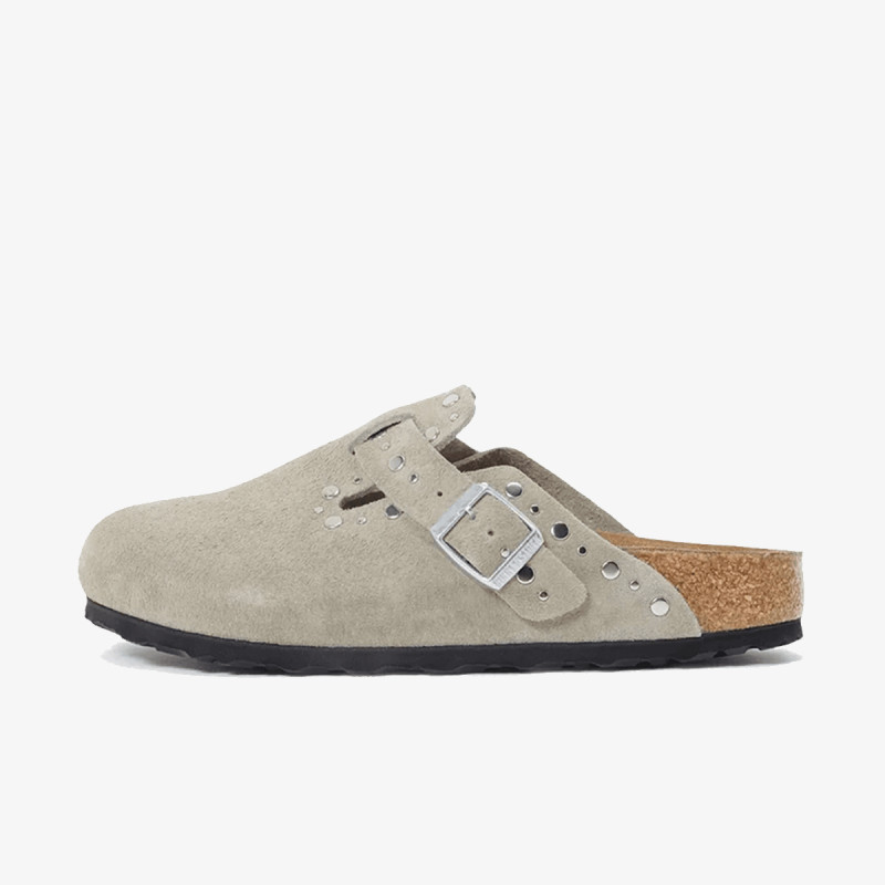 BIRKENSTOCK Чехли Boston Rivet LEVE Taupe 