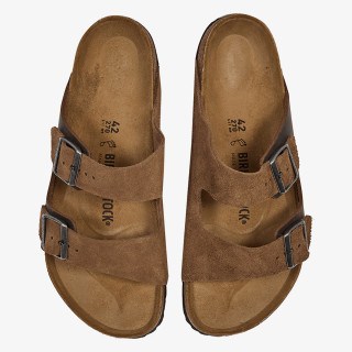 BIRKENSTOCK Чехли Arizona LEVE/LEOI Dark Tea 
