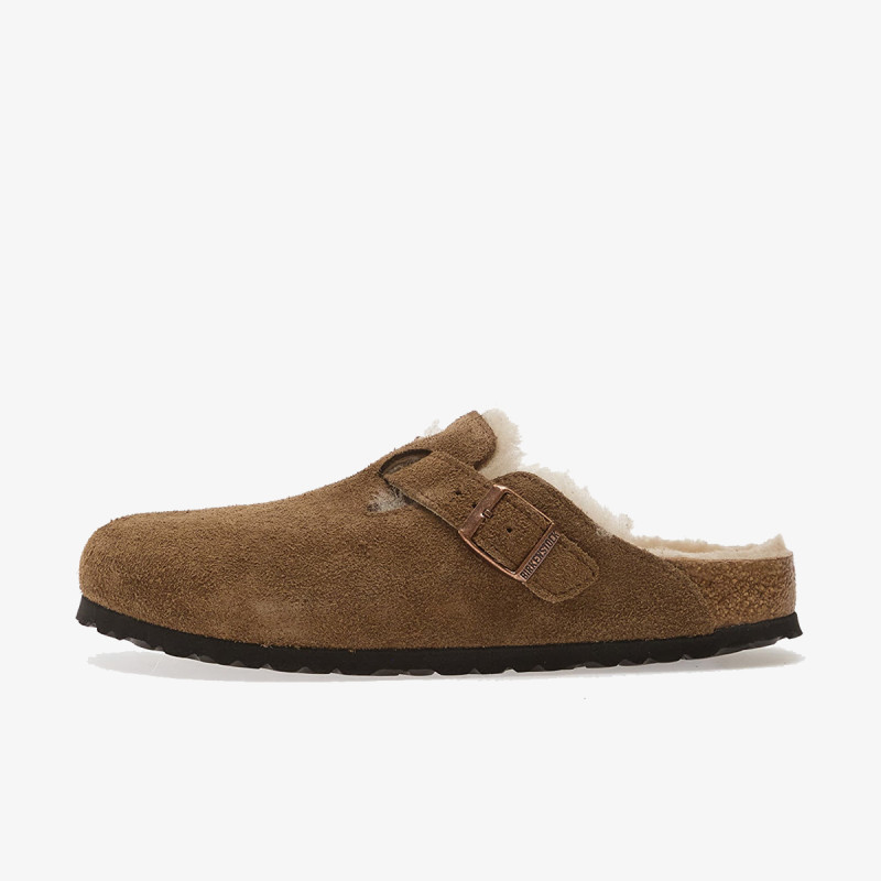 BIRKENSTOCK Чехли Boston Shear LEVE Dark Tea LAF 