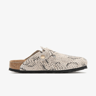 BIRKENSTOCK Чехли Boston Print LEVE Snake Oyster 