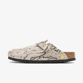 BIRKENSTOCK Чехли Boston Print LEVE Snake Oyster 