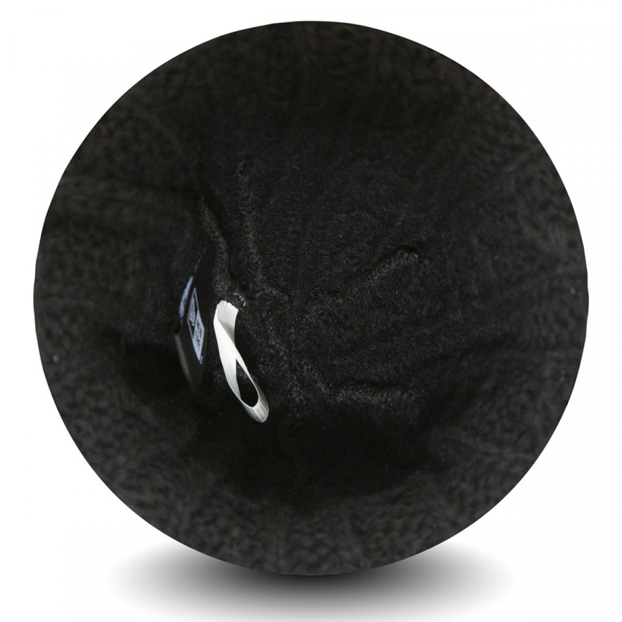 NEW ERA Шапка KAPA NEW ERA RIBBED CUFF KNIT NE BLK 