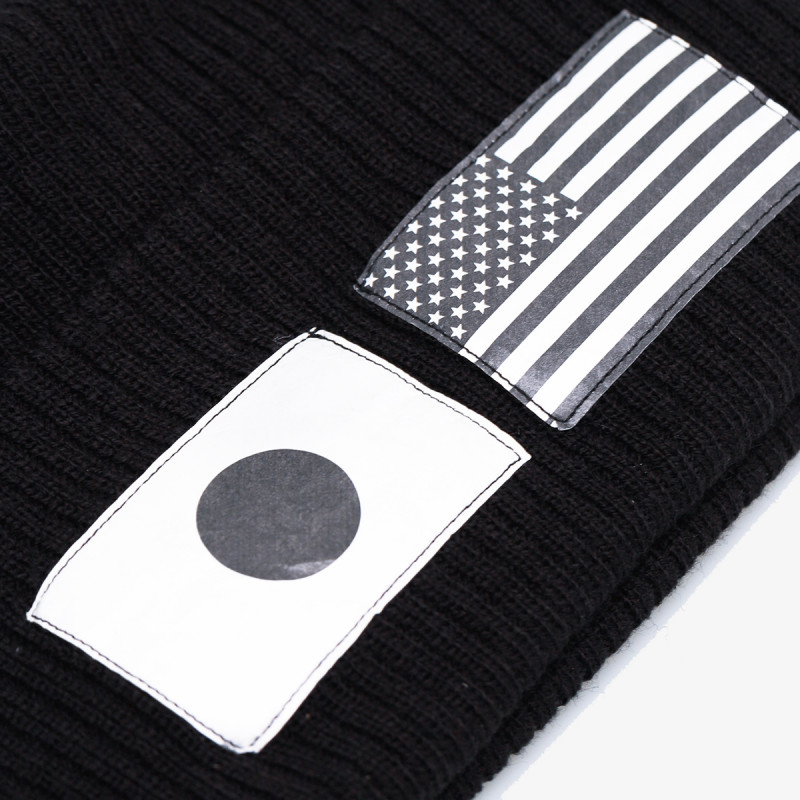 NEW ERA Шапка KAPA NE FLAG WATCH KNIT NE BLKWHIGRP 