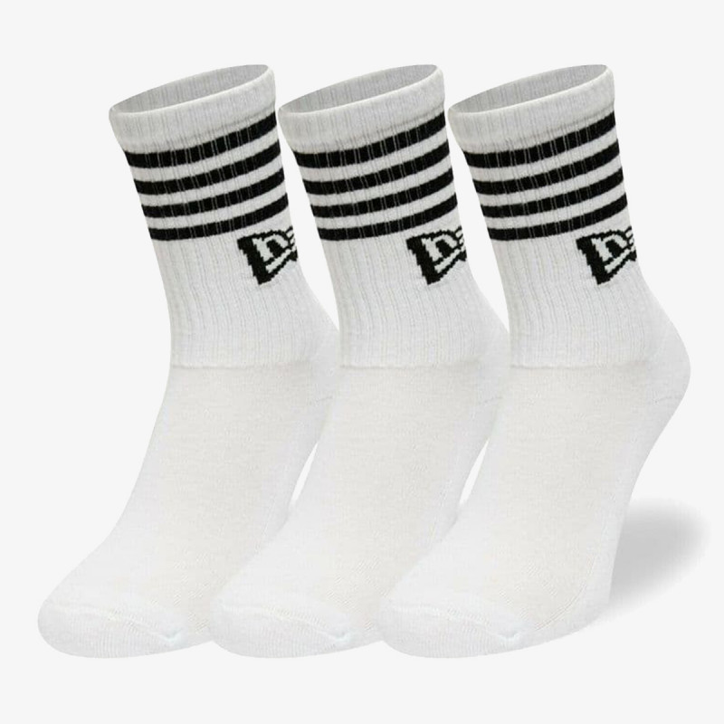NEW ERA Чорапи NOGAVICE STRIPE CREW ONE WHI 