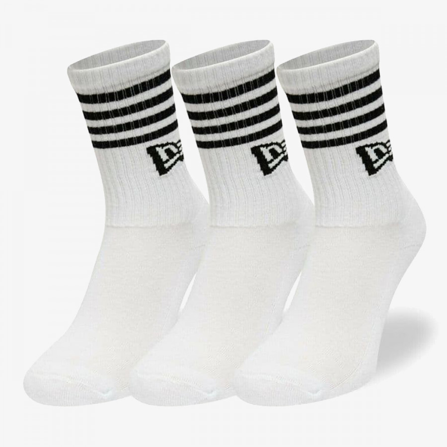 NEW ERA Чорапи NOGAVICE STRIPE CREW ONE WHI 