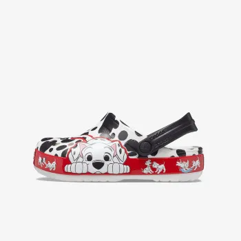 CROCS Чехли FL 101 Dalmatians Clog T Whi 