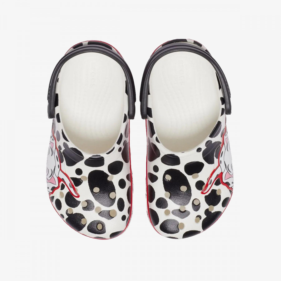 CROCS Чехли FL 101 Dalmatians Clog T Whi 