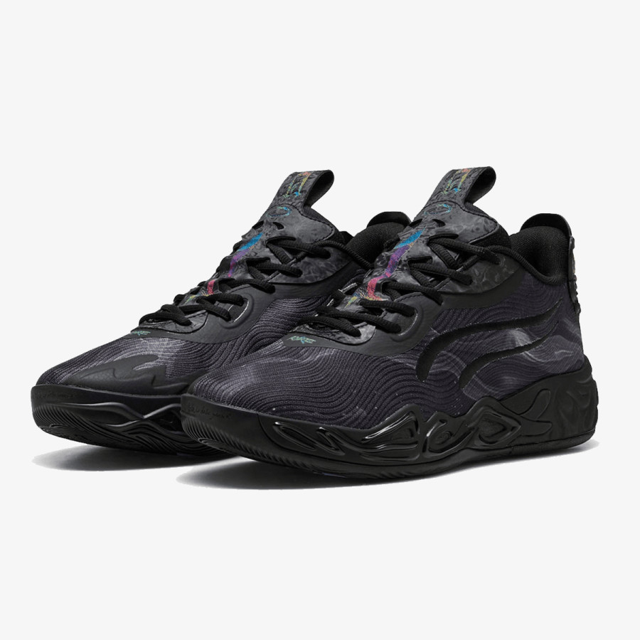 PUMA Спортни обувки MB.04 Lo Team PUMA Black-Dark Amethyst 