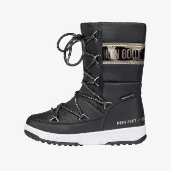 MOON BOOT Ботуши MOON BOOT JR G.QUILTED WP BLACK/COPPER 