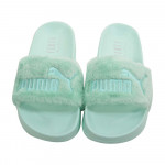 PUMA Чехли FUR SLIDE WNS BAY-PUMA SILVER 