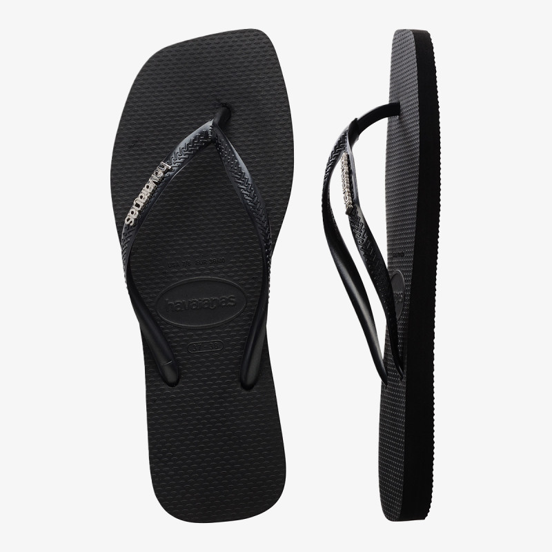 HAVAIANAS Джапанки SLIM SQUARE LOGO METALLIC 