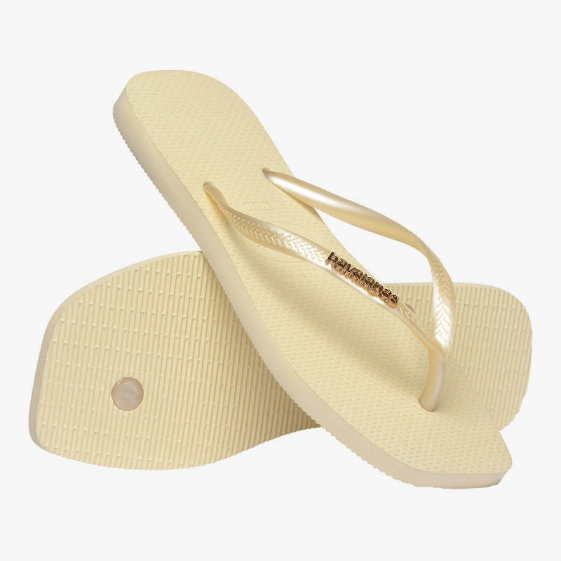 HAVAIANAS Джапанки SLIM SQUARE LOGO METALLIC 