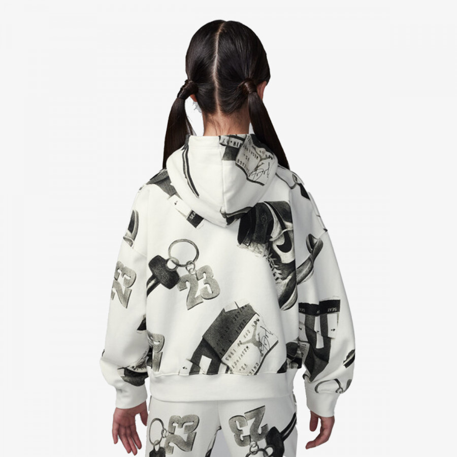 NIKE Суитшърт JDG WJ BROOKLYN FLC PO AOP 