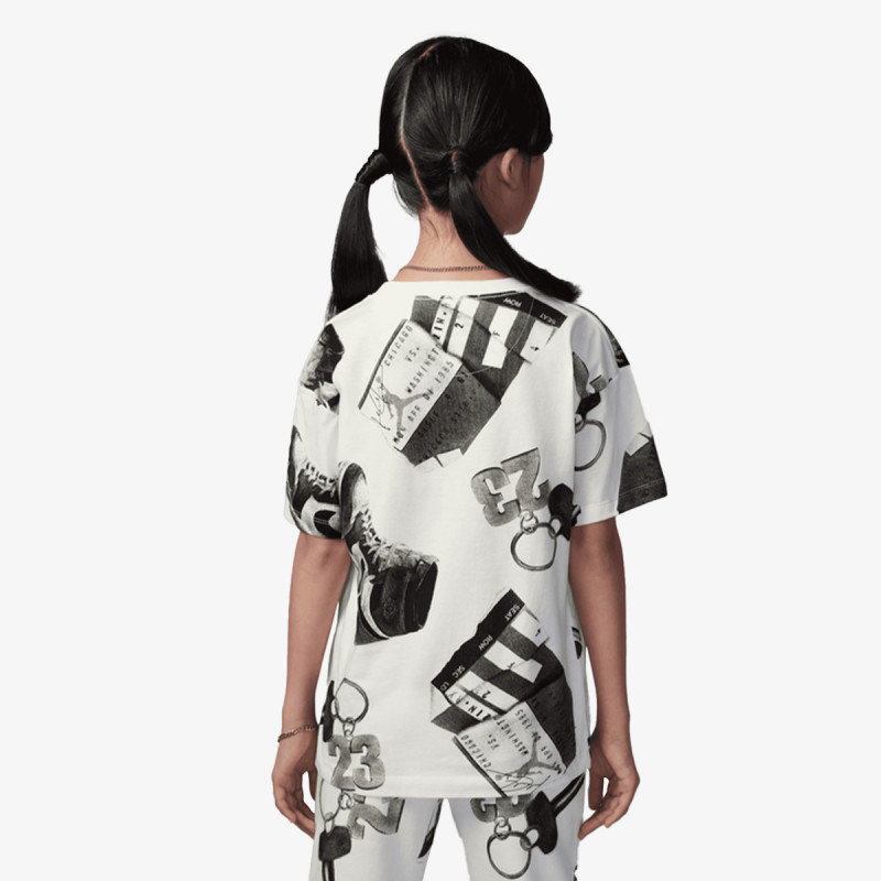 NIKE Тенискa JDG WJ BROOKLYN AOP SS TEE 