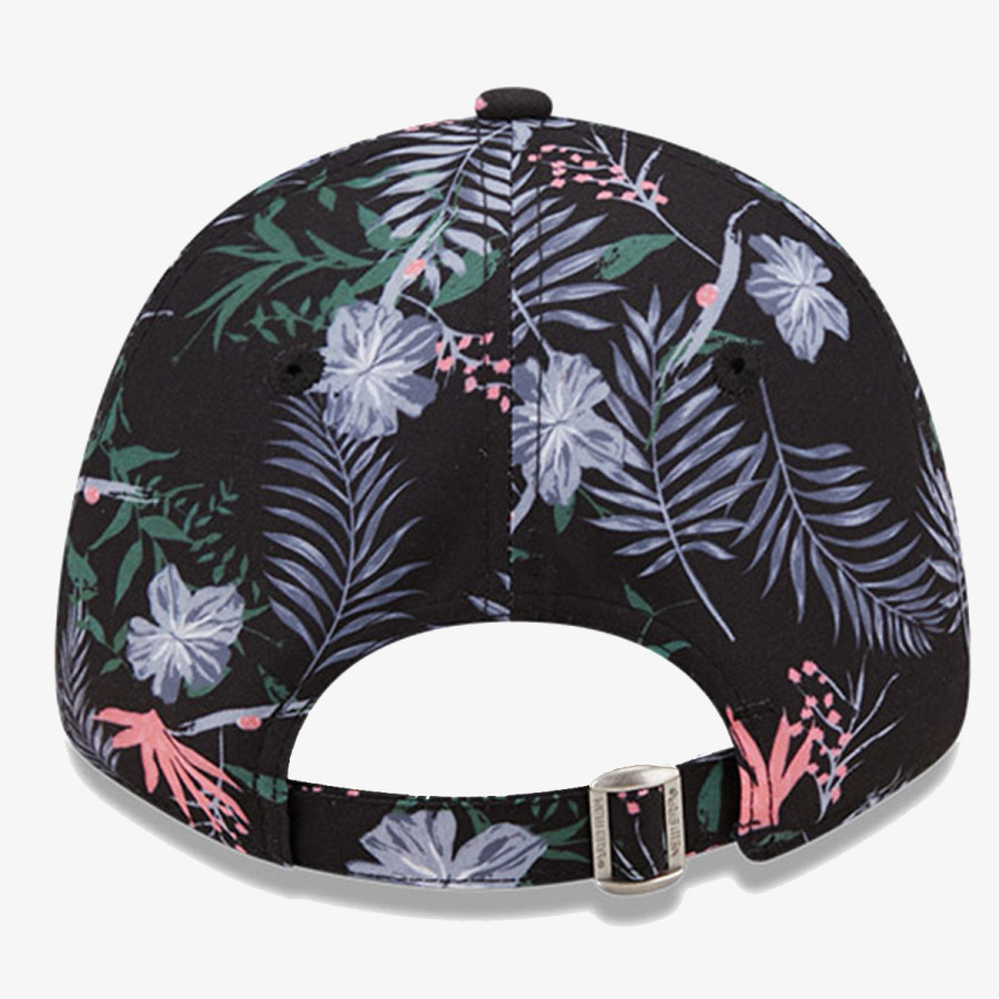 NEW ERA Шапка с козирка KAPA WMNS FLORAL 9FORTY NEYYAN  BLKWHI Š 