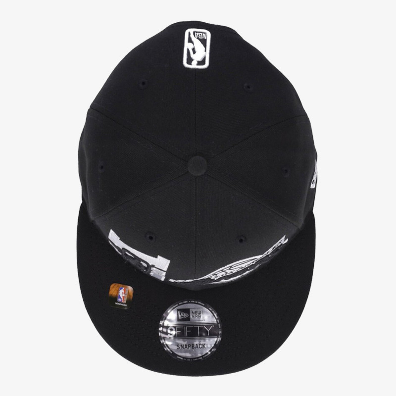 NEW ERA Шапка KAPA NBA22 DRAFT 950 CW LOSLAK BLKBLKWHI 