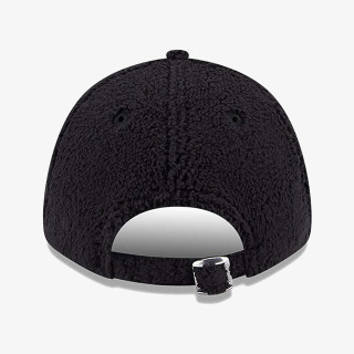 NEW ERA Шапка с козирка WMNS TEDDY 9FORTY NEYYAN  BLKWHI 