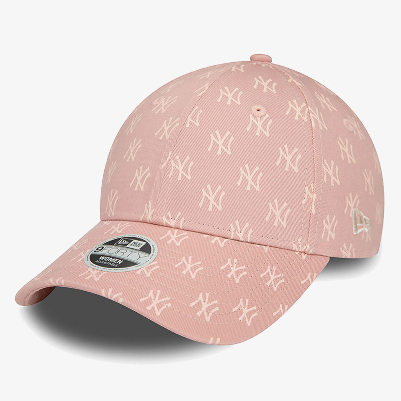 NEW ERA Шапка с козирка WMNS MONOGRAM 9FORTY NEYYAN  PKR 