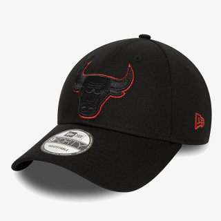 NEW ERA Шапка с козирка METALLIC OUTLINE 9FORTY CHIBUL  BLK 