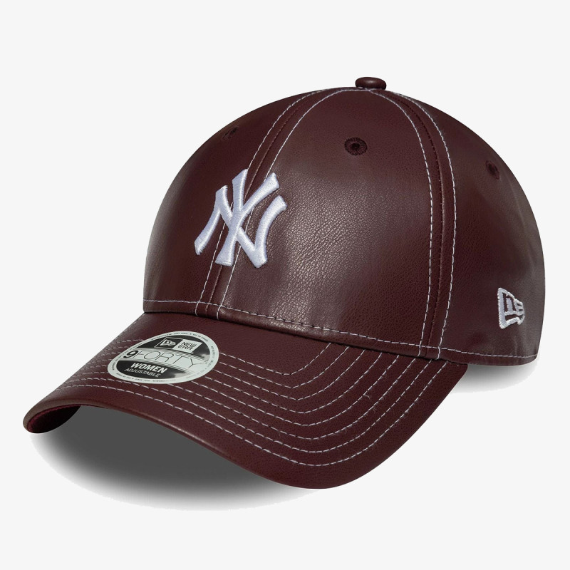 NEW ERA Шапка с козирка FEMALE TOPSTITCH PU 9FORTY® 