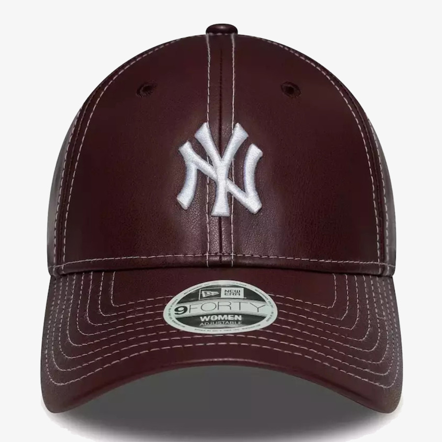 NEW ERA Шапка с козирка FEMALE TOPSTITCH PU 9FORTY® 