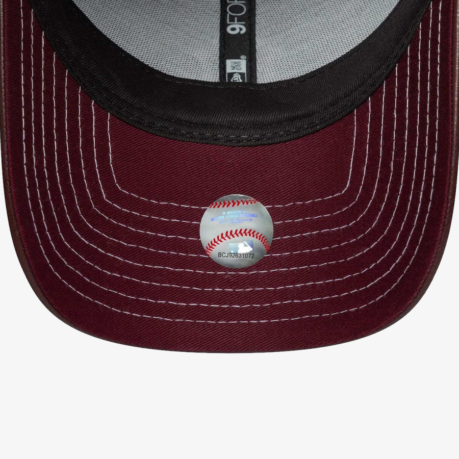 NEW ERA Шапка с козирка FEMALE TOPSTITCH PU 9FORTY® 