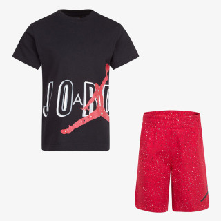 NIKE Тениска и къси панталони JDB SPECKLE AIR JUMBLED SET 