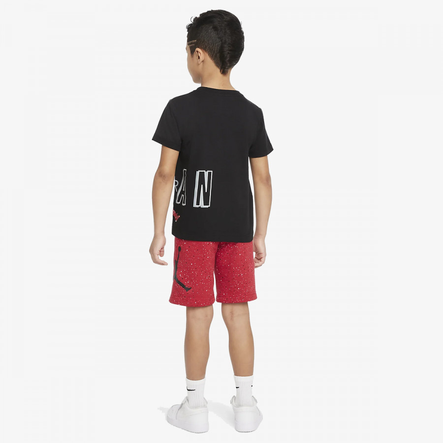 NIKE Тениска и къси панталони JDB SPECKLE AIR JUMBLED SET 