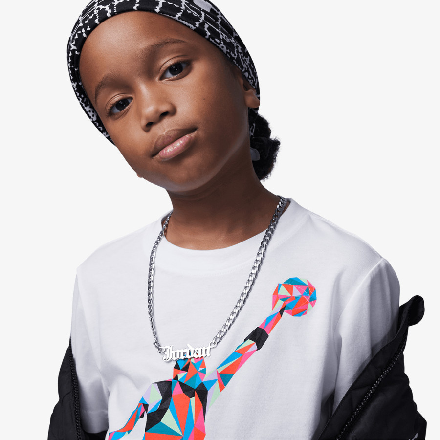 NIKE Тенискa JDB JUMPMAN HBR HEIRLOOM SS TE 