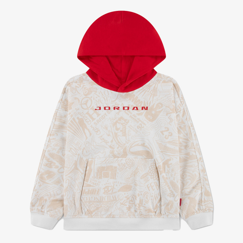JORDAN Суитшърт JDB MJ BRK LSR PO HOODIE 