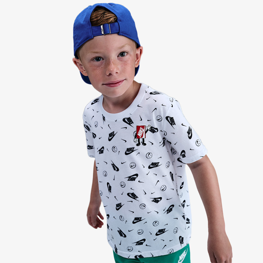NIKE Тенискa NKB AOP BOXYB SS TEE 