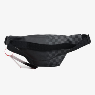 SPRAYGROUND Малка чанта HALF SPRITZ BLACK/GREY CHECK SAVVY CROSS 