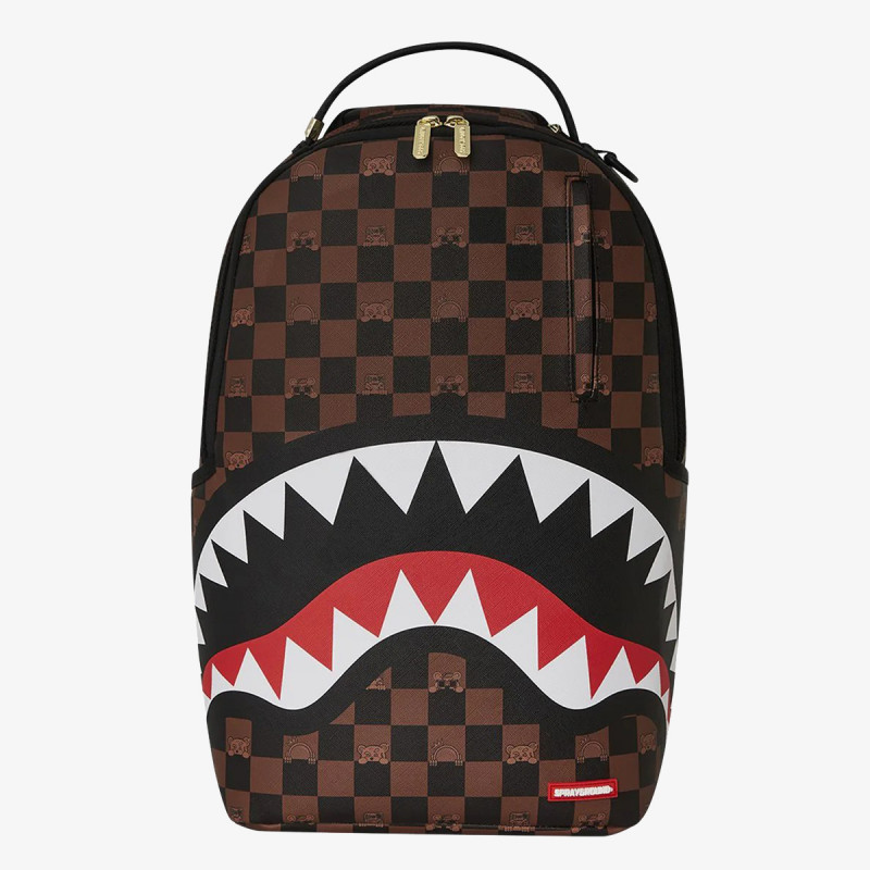 SPRAYGROUND Раница PEEKING CHARACTER CHECK BACKPACK 