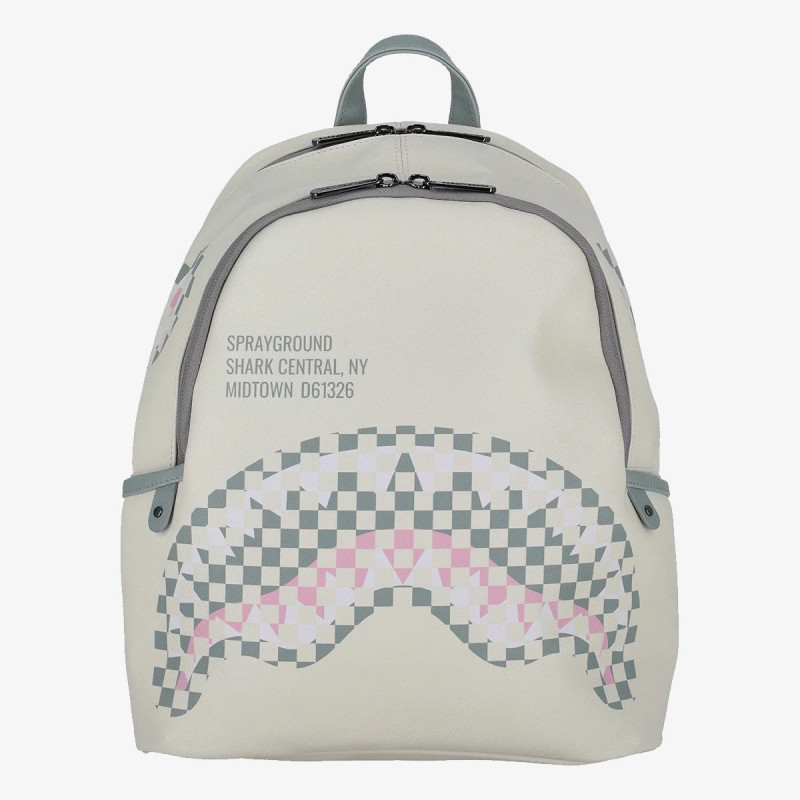 SPRAYGROUND Раница CREAM CHECK SHARK CENTRAL SAVAGE 
