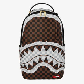 SPRAYGROUND Раница CREAM AND BROWN TEAR CHECK BACKPACK 