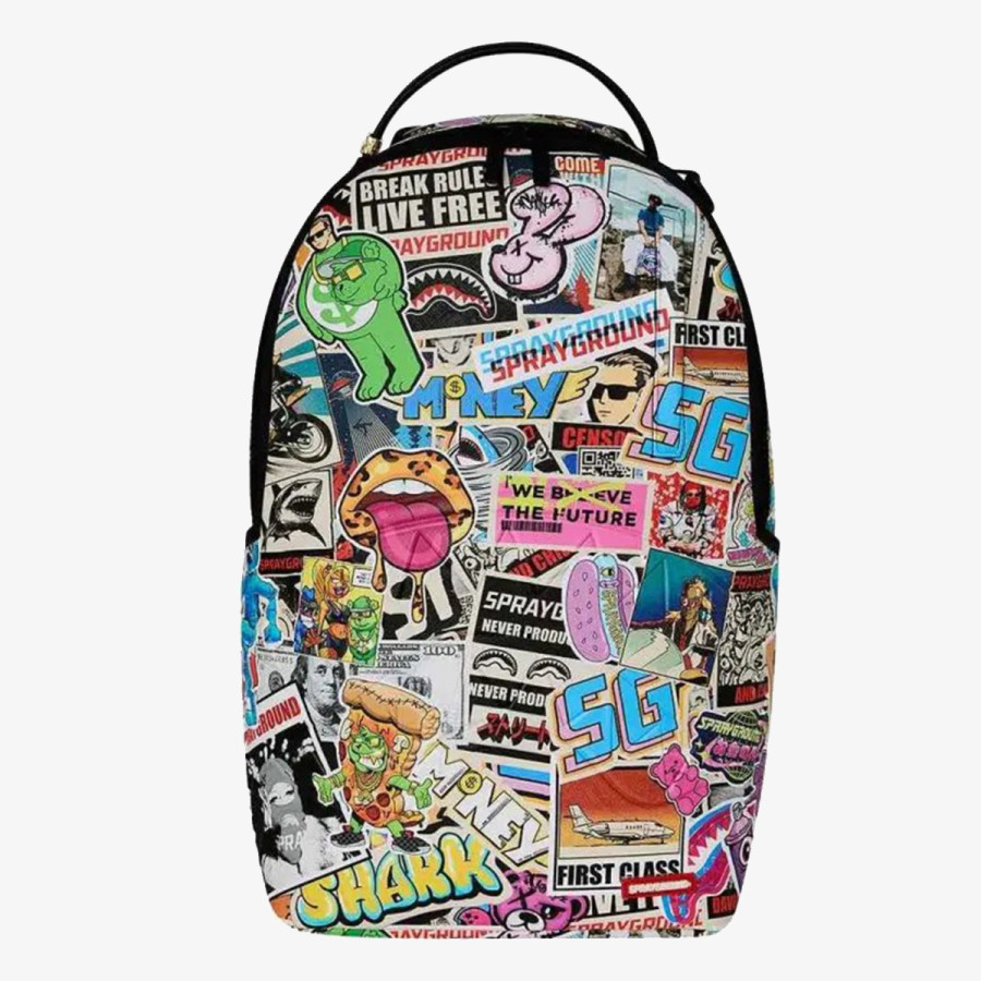 SPRAYGROUND Раница PUNK STICKER SHARK BACKPACK 