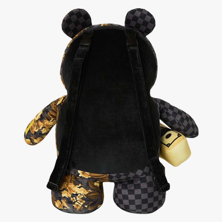 SPRAYGROUND Раница GOLD FLORAL REMIX MONEYBEAR BACKPACK 