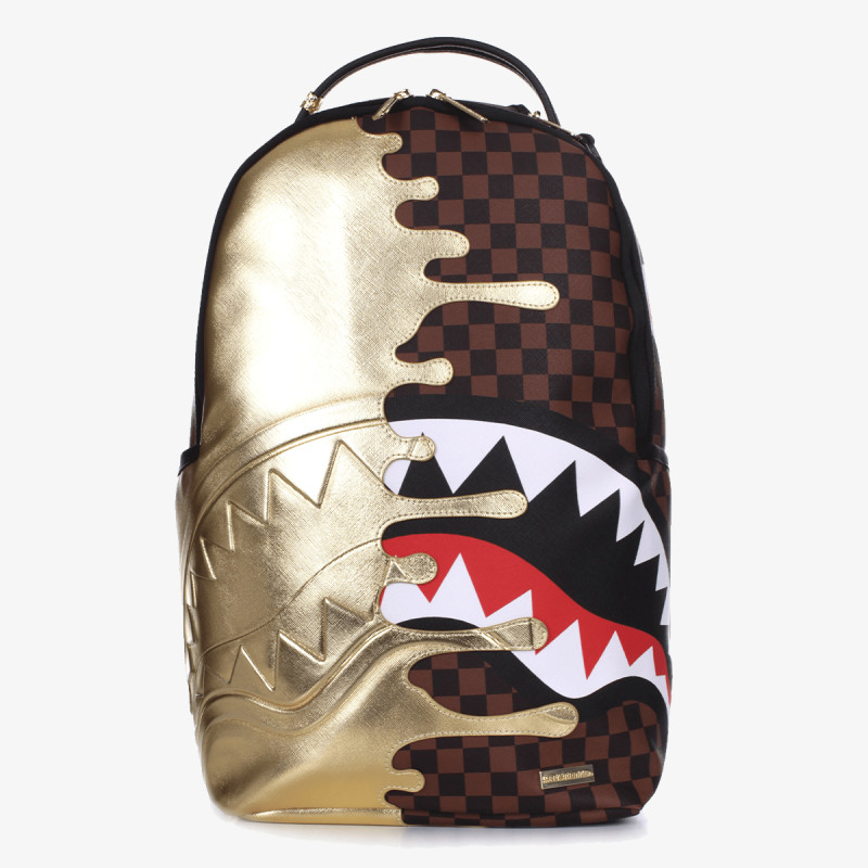 SPRAYGROUND Раница SHARKS IN PARIS GOLD DRIP BACKPACK 