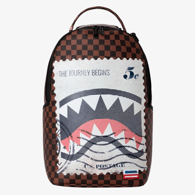 SPRAYGROUND Раница USPS SHARK STAMP BACKPACK 