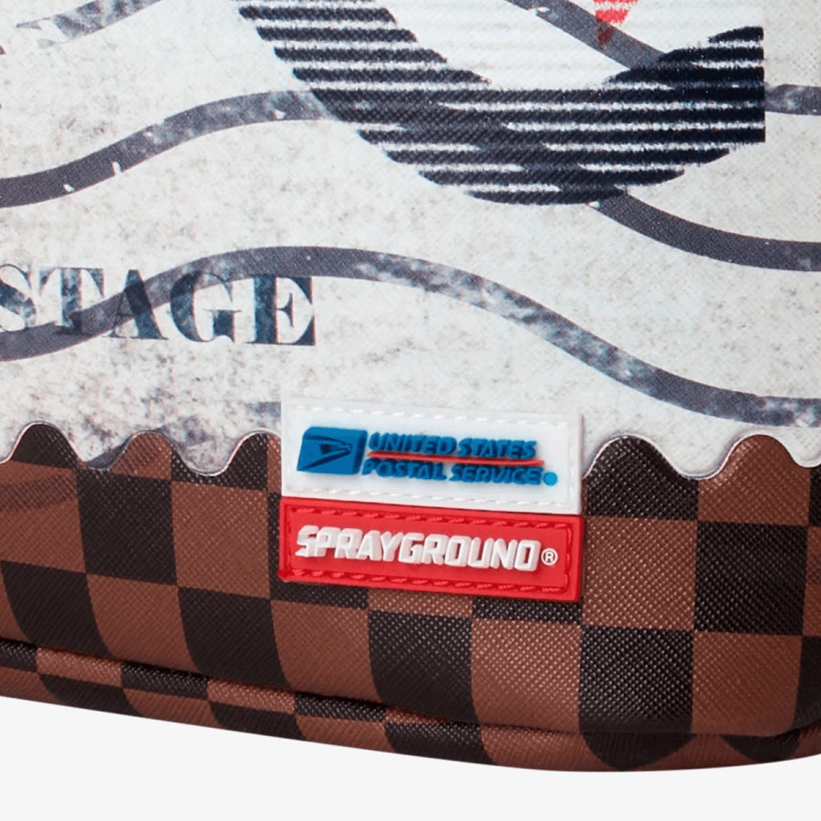 SPRAYGROUND Раница USPS SHARK STAMP BACKPACK 