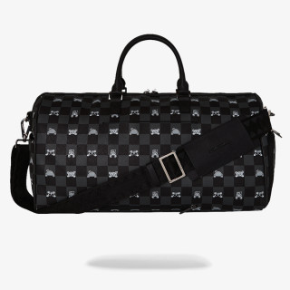 SPRAYGROUND Раница GRAY PEEKING CHARACTER CHECK DUFFLE 